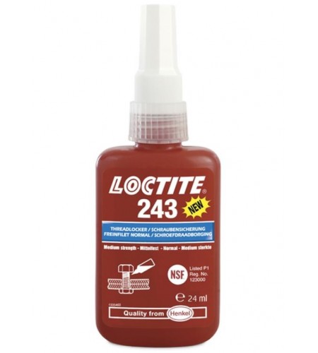 Frein filet normal bleu 243 | LOCTITE flacon 24ml