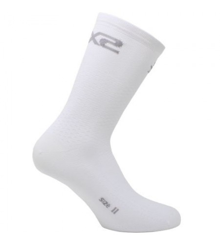 Chaussettes courtes moto SIXS Blanc | 4 saisons