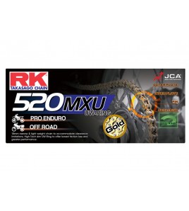 Chaîne de transmission Racing 600SSP | RK 520 MXU GOLD