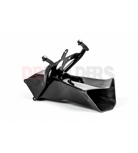 Entrée d'air fibre / support tableau de bord alu racing Yamaha YZF-R6 17- | DB Holders