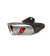 Demi ligne inox Yamaha YZF-R1/R1M 15-20' | Akrapovic