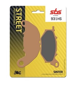 Plaquettes racing SBS 931HS Yamaha YZF-R3 15- | SINTER METAL FRITTE