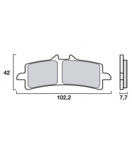 Plaquettes avant origine OEM HONDA CBR 1000 RR/SP 2020-