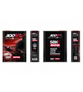 Huile moteur Honda CBR1000RR-R/SP 2020-2022 | Motul 300v2 0W30 SBK FACTORY LINE 2376H