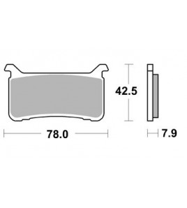 Plaquettes avant origine OEM HONDA CBR 1000 RR-R 20-