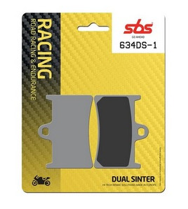 Plaquettes racing SBS 634DS-1 DUAL SINTER Yamaha YZF-R1/R6/R7 | SINTER METAL FRITTE