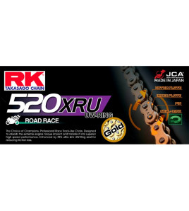 Chaîne de transmission 520 Racing ultra performante | RK XRU GOLD