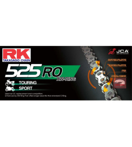 Chaîne de transmission racing RK 525 |ULTRA RENFORCEE
