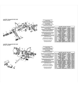 Commandes reculées racing Kawasaki ZX10R '16-23 | Bonamici racing