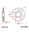 Pignon acier 520 Yamaha YZF-R1/R1M 15'- | JT Sprockets