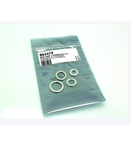 Pack 4 rondelles joint de vidange BIHR alu M8/M10/M12/M14