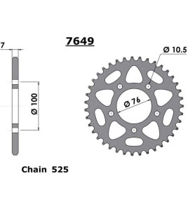 Couronne ACIER 525 Jante OZ / Marchesini | ESJOT