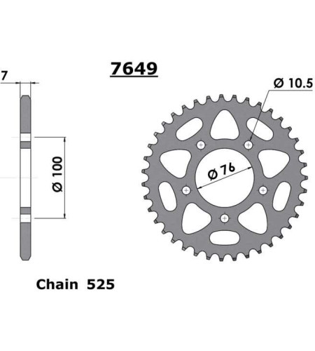 Couronne ACIER 525 Jante OZ / Marchesini | ESJOT