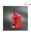 Bidon d'essence TUFF JUG 5L blanc translucide/bouchon rouge - bouchon remplissage rapide