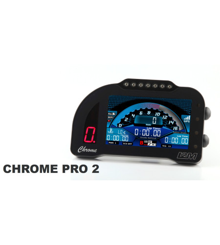 tableau de bord racing Chrome PRO2 Yamaha YZF-R1 / R6 / R3 / R9 / R7 - | I2M