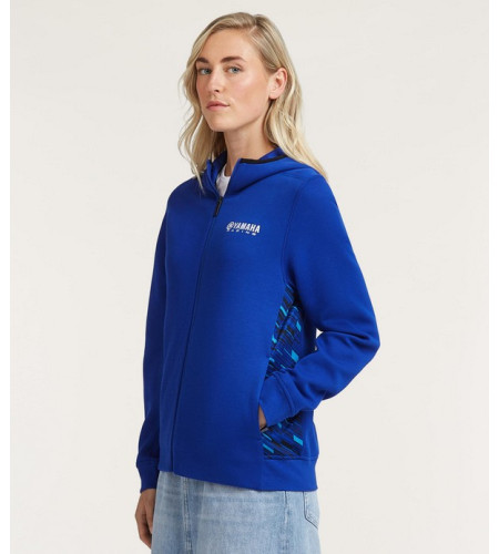 sweat capuche femme paddock blue team | Yamaha
