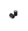 Bouchons de valve Yamaha en aluminium noir, bleu ou rouge