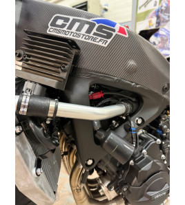 durite aluminium laterale radiateur d'eau Yamaha YZF-R6 08-26 | Yamaha 2C0124810000