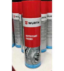 Nettoyant degraissant frein haute qualité spray 500 ml | WURTH