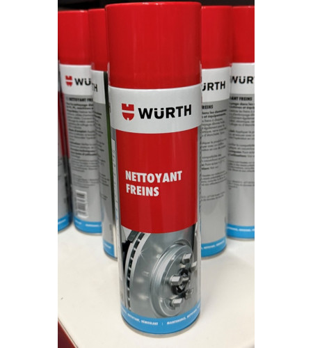 Nettoyant degraissant frein haute qualité spray 500 ml | WURTH