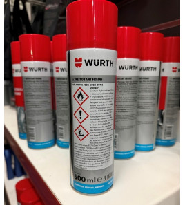Nettoyant degraissant frein haute qualité spray 500 ml | WURTH
