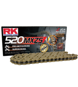 Chaîne de transmission Racing RK 520 MXZ4 | 125, 350 et 400cc