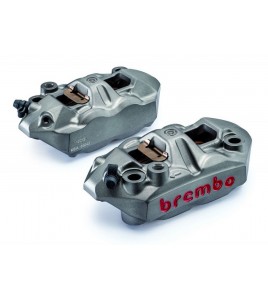 Pack 2 Etriers Brembo M4 brut monobloc moulés | 100 & 108mm