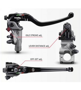 Maître-cylindre Brembo RCS CORSA CORTA Levier long repliable